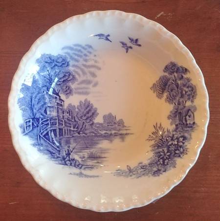 Meadow Brook Blue Fruit/Dessert (Sauce) Bowl