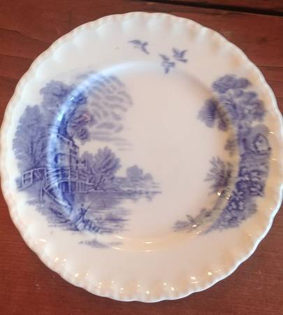 Meadow Brook Blue Bread & Butter Plate