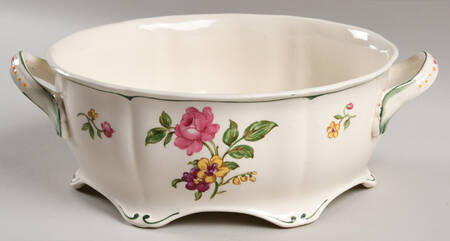 Melrose Rose Floral (Marlborough) Oval Vegetable No Lid