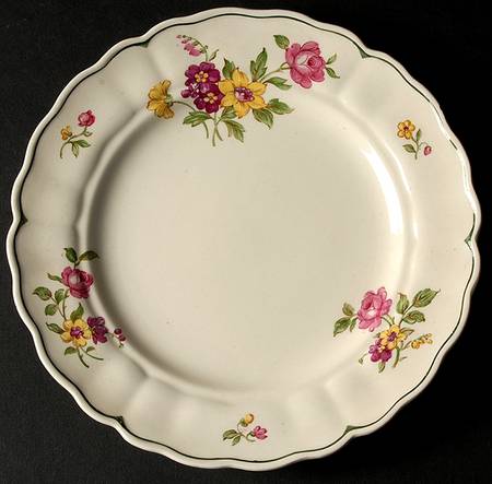 Melrose Rose Floral (Marlborough) Salad Plate