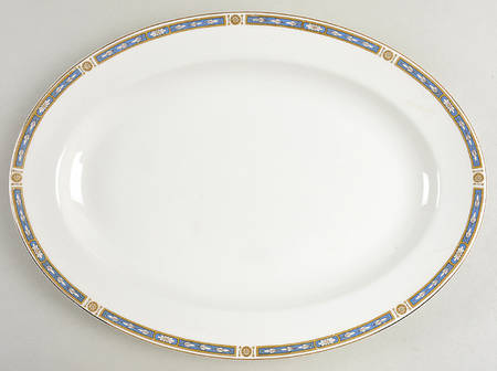 Monmouth (Smooth Edge) 13" Oval Serving Platter