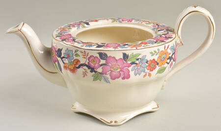 Old China Teapot No Lid