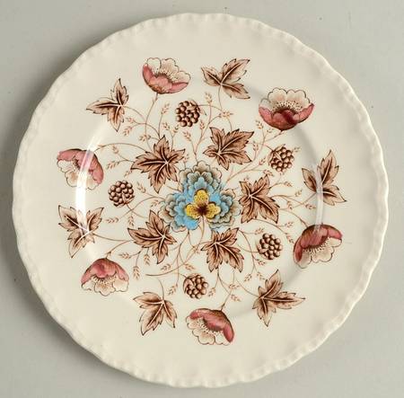 Old Chelsea Multicolor (Cream Background) Bread & Butter Plate
