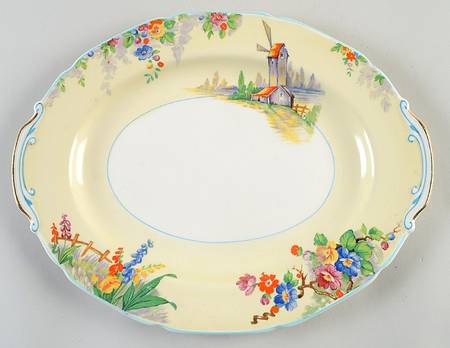 The Old Mill 12" Oval Serving Platter
