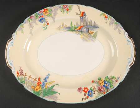 The Old Mill 14" Oval Serving Platter