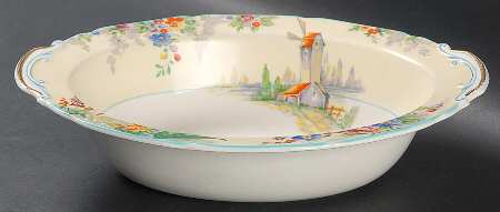 The Old Mill 10" Oval Vegetable Bowl