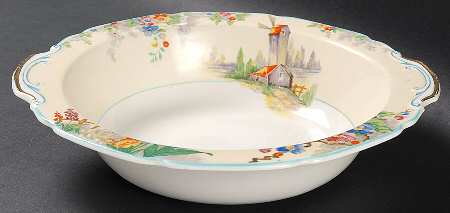 The Old Mill 9" Round Vegetable Bowl