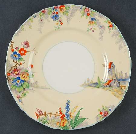 The Old Mill Luncheon Plate