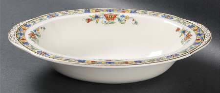 Omega 9" Oval Vegetable Bowl