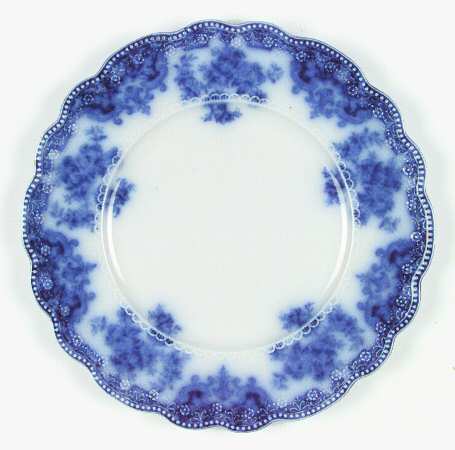 Osborne (Flow Blue) Luncheon Plate