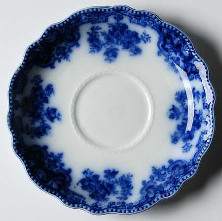 Osborne (Flow Blue) Saucer