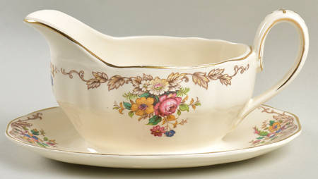 Penrose Gravy Boat with Attached Underplate
