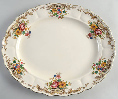 Penrose 16" Oval Serving Platter by Grindley