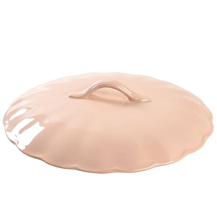 Peach Petal Lid for Round Vegetable