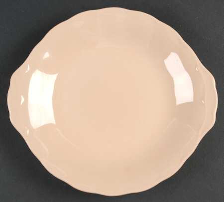 Peach Petal Handled Cake Plate