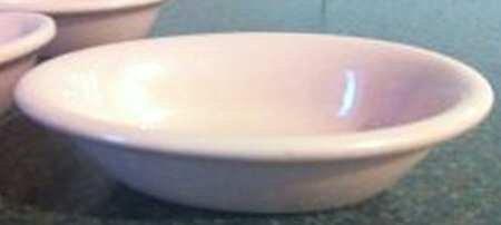 Peach Petal Oval Fruit/Dessert Bowl
