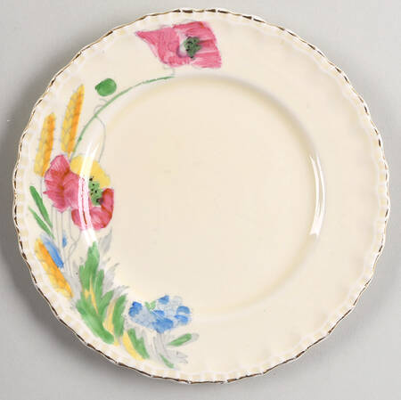 Poppy Bread & Butter Plate