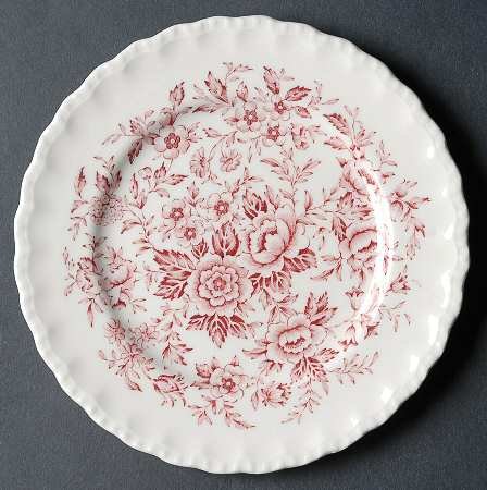 Printemps Pink Bread & Butter Plate by Grindley