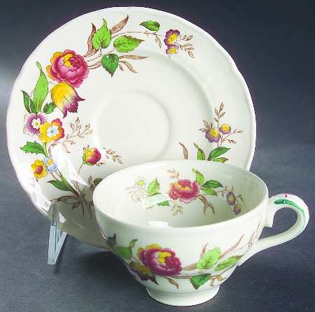 Rosalind Flat Cup & Saucer Set