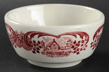 Scenes After Constable Pink (Smooth, Coupe) Coupe Cereal Bowl