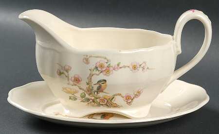 Shantung Gravy Boat & Underplate