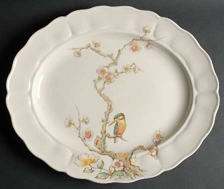 Shantung 16" Oval Serving Platter