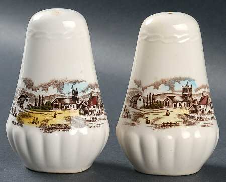 Sunday Morning Brown Multicolor Salt & Pepper Set