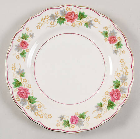 Swansea Rose Luncheon Plate