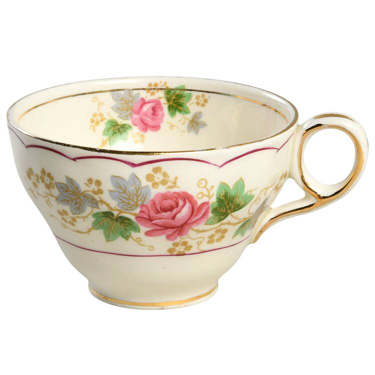 Swansea Rose Flat Cup