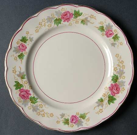 Swansea Rose Salad Plate
