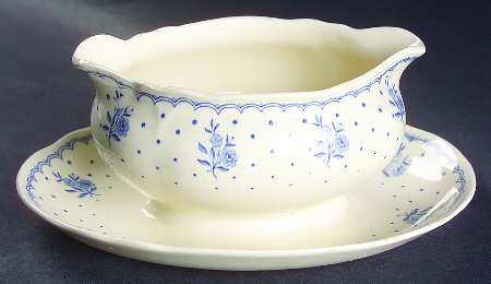Tewkesbury Gravy Boat with Attached Underplate