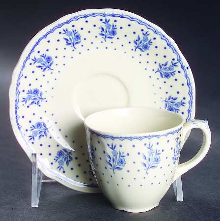 Tewkesbury Flat Demitasse Cup & Saucer Set