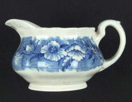 Trellis Blue Creamer