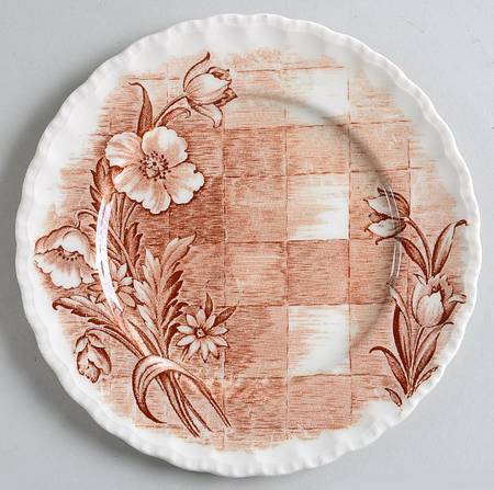 Trellis Brown Bread & Butter Plate