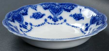 Waverly (Flow Blue) Fruit/Dessert (Sauce) Bowl