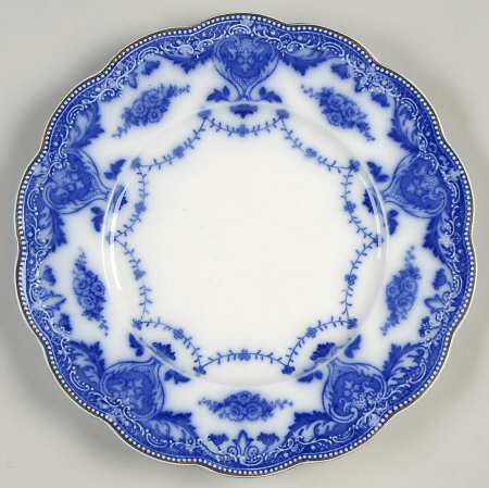 Waverly (Flow Blue) Luncheon Plate