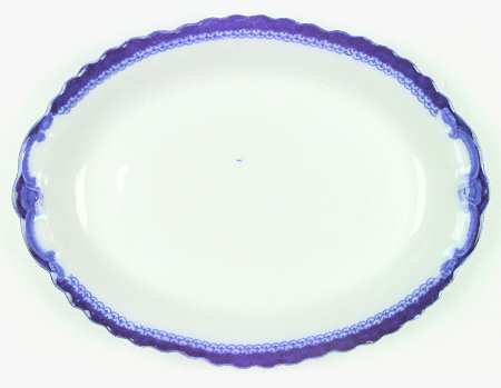 Wentworth (Flow Blue) 13" Oval Serving Platter