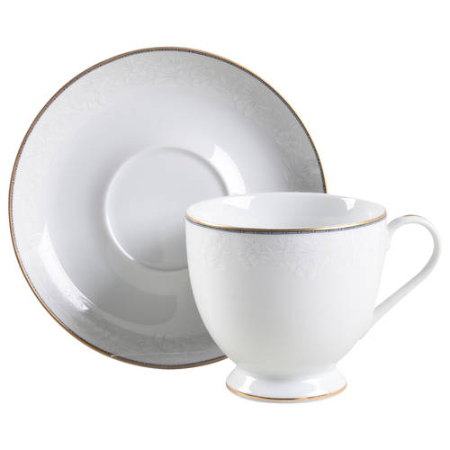 Adria Gold Footed Cup & Saucer Set by Gorham