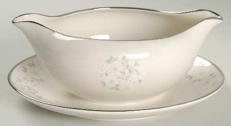 April Showers Gravy Boat with Attached Underplate
