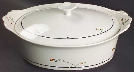 Ariana 2 Quart Oval Covered Casserole