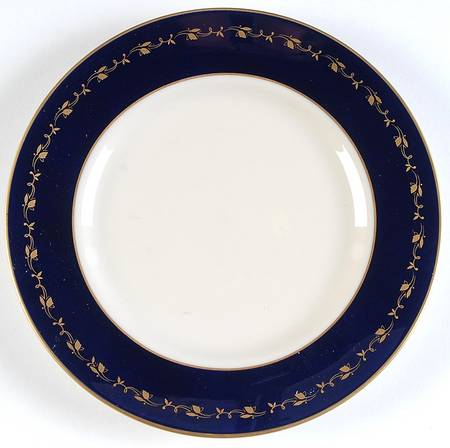 Baronial Cobalt Blue Salad Plate