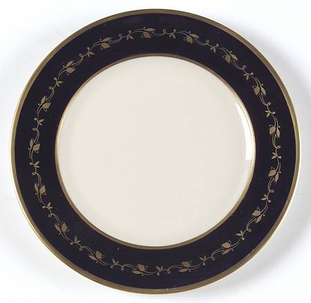 Baronial Cobalt Blue Bread & Butter Plate by Gorham