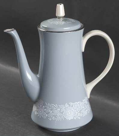 Blue Bouquet Coffee Pot & Lid