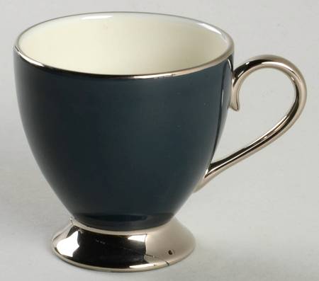 Black Contessa Footed Demitasse Cup