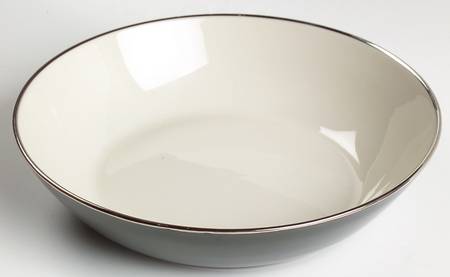 Black Contessa 8" Round Vegetable Bowl