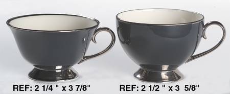 Black Contessa Footed Cup