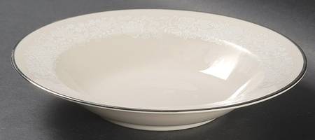 Bridal Bouquet Rim Soup Bowl