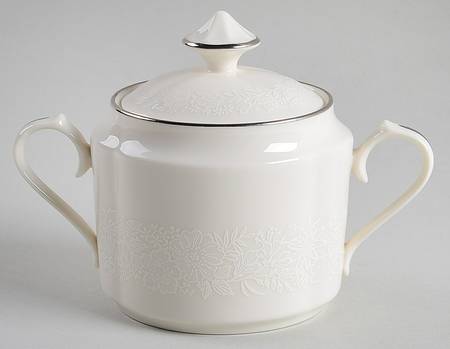 Bridal Bouquet Sugar Bowl & Lid