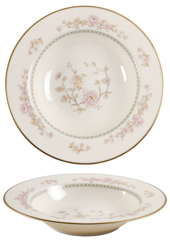 Camellia Rim Soup Bowl