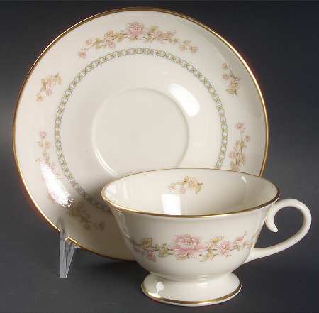 Footed Cup & Saucer Set
